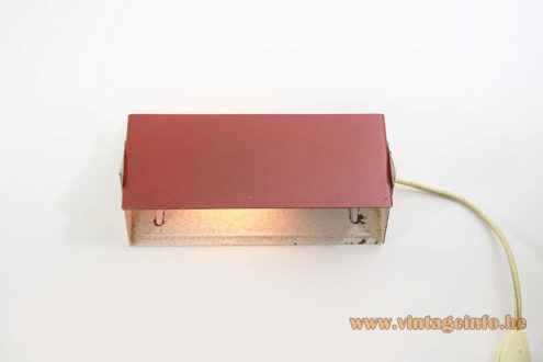 1960s Rectangle Wall Light 8 1