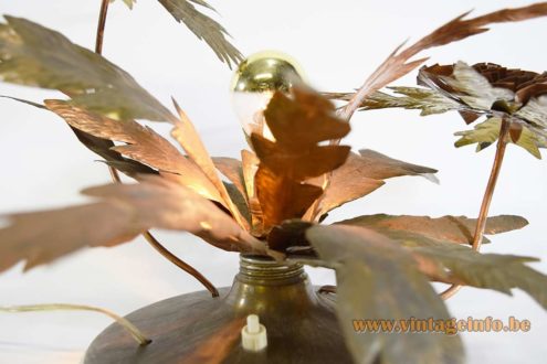 Brass Flower Table Lamp 3