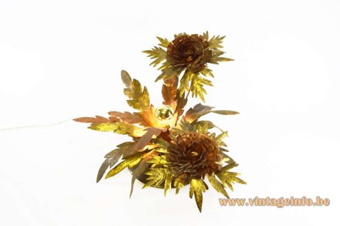 Brass Flower Table Lamp 5