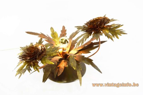 Brass Flower Table Lamp 6