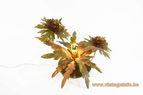 Brass Flower Table Lamp 9