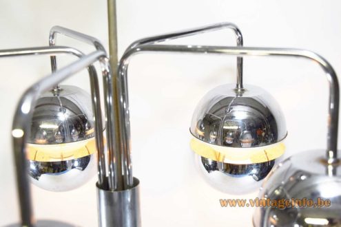 Chromed Globes Chandelier 2