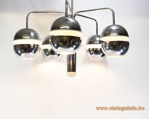 Chromed Globes Chandelier 5