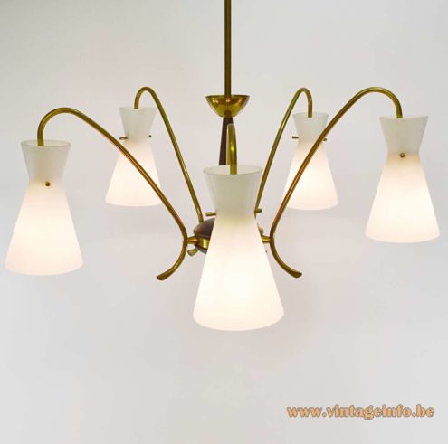 Diabolo Opal Glass Chandelier 11