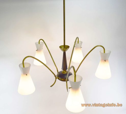 Diabolo Opal Glass Chandelier 7