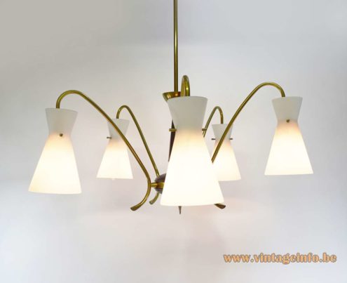 Diabolo Opal Glass Chandelier 9