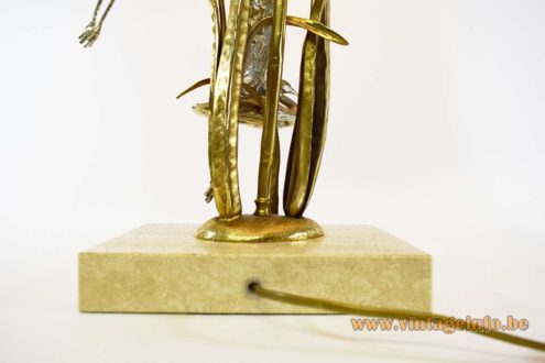 Herons Cattail Table Lamp 11