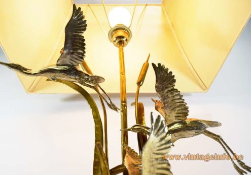 Herons Cattail Table Lamp 12