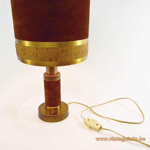 Italian Velours Table Lamp 6