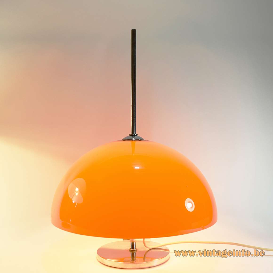 Gepo Orange Mushroom Table Lamp