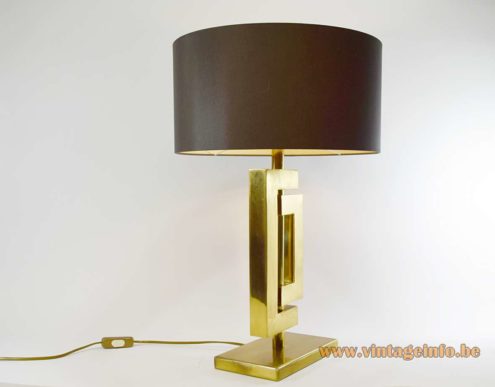 Romeo Rega Brass Table Lamp 6