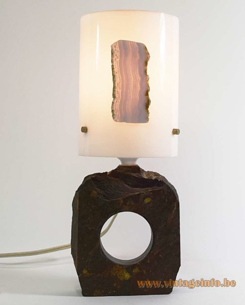 Slate Agate Table Lamp 1
