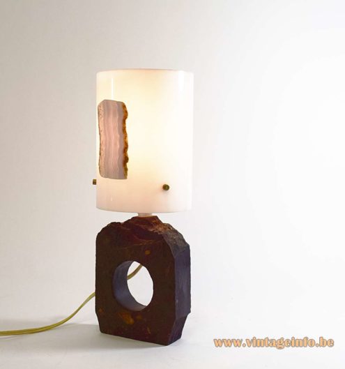 Slate Agate Table Lamp 10