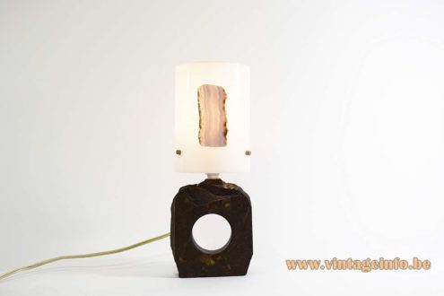 Slate Agate Table Lamp 2