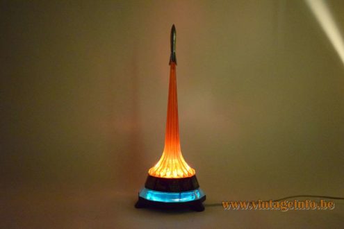 USSR Rocket Table Lamp 12