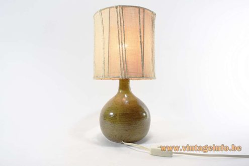 1960s Ceramic Table Lamp Cat 8