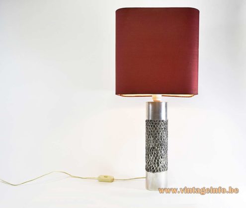 Aluminium Brutalist Table Lamp Aluclair 1