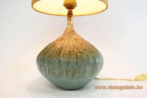 Aquamarine Ceramic Table Lamp 3