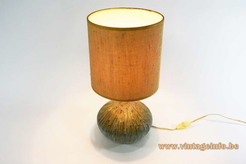 Aquamarine Ceramic Table Lamp 8