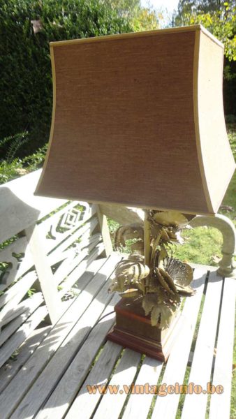 Brass Flowers Table Lamp 8