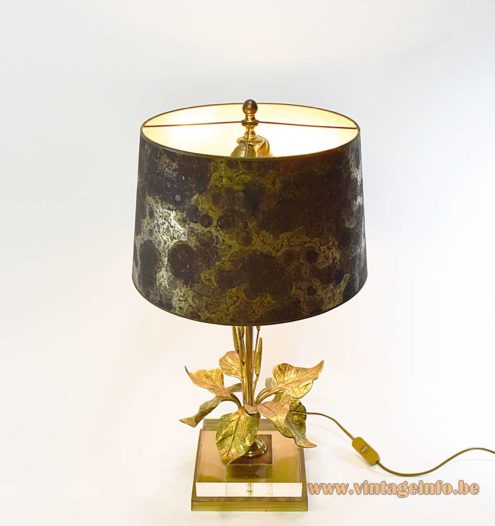 Cattail and Lilies Table Lamp 4