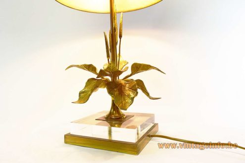 Cattail and Lilies Table Lamp 7