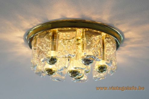 Doria Ice Glass Ceiling Light 2