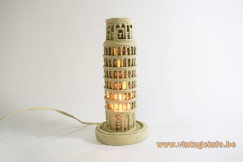 Leaning Tower of Pisa Lamp 7