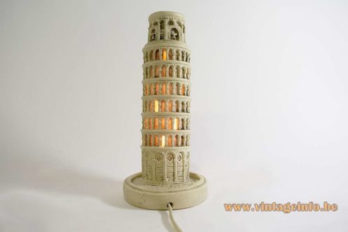 Leaning Tower of Pisa Lamp 8
