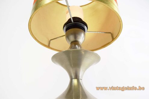 Nickel plated Modernist Table Lamp 2