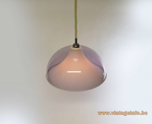 Perspex Rise Fall Pendant Light 6