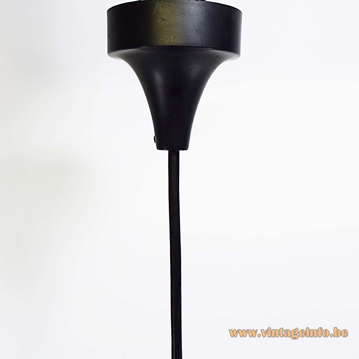 Staff Aluminium Pendant Lamp - black plastic canopy