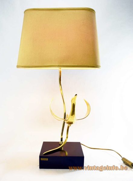 Galeotti Brass Bird Table Lamp 1
