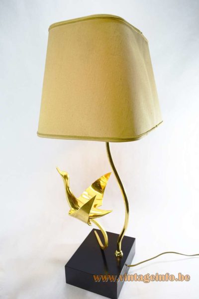 Galeotti Brass Bird Table Lamp 5