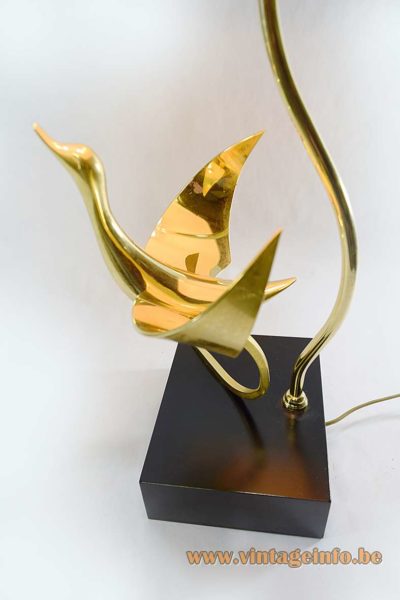 Galeotti Brass Bird Table Lamp 8