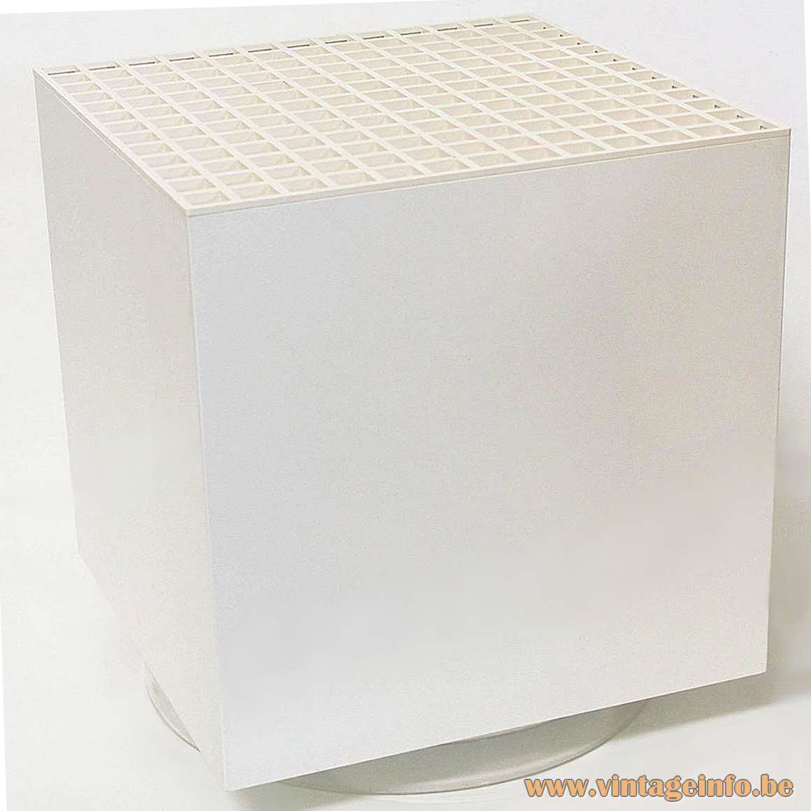 Cuboluce Floor Lamp 1972 design: Franco Bettonica Mario Melocchi Studio Opi plastic cube Cini&Nils 1970s MCM