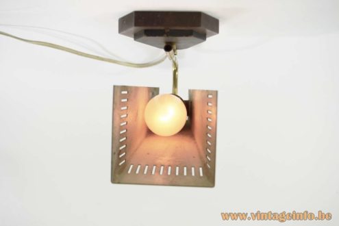 1950s Trapezium Wall Lamp 8