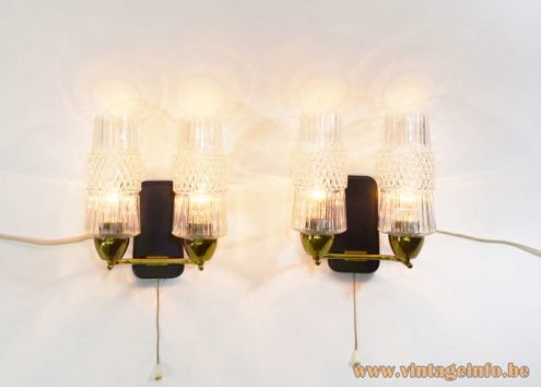 1960s Brass Wall Lights 1