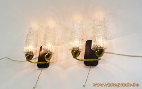 1960s Brass Wall Lights 5