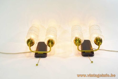 1960s Brass Wall Lights 6