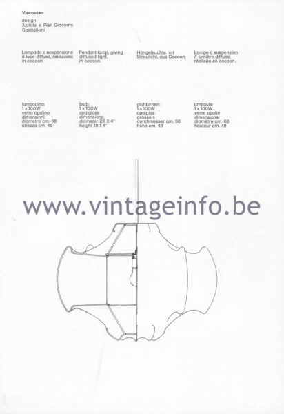 FLOS Catalogue 1980 – page 3 –Vintageinfo – All About Vintage Lighting