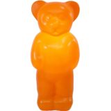Elmar Flötotto Lumibär table lamp orange plastic bear lampshade design: Heinz Klein & Hans-Georg Leidig Germany 1990s
