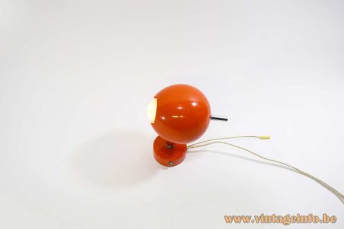 Orange Globe Wall Lamp 2