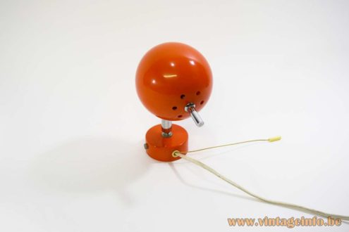 Orange Globe Wall Lamp 3