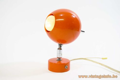 Orange Globe Wall Lamp 6