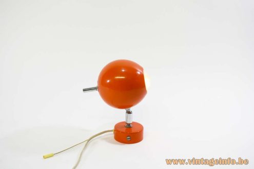 Orange Globe Wall Lamp 7