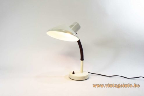 White 1970s Desk Lamp 4