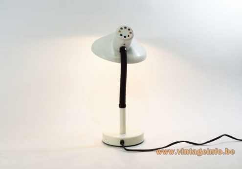 White 1970s Desk Lamp 5