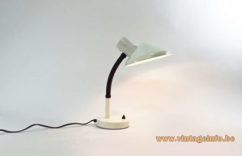 White 1970s Desk Lamp 6