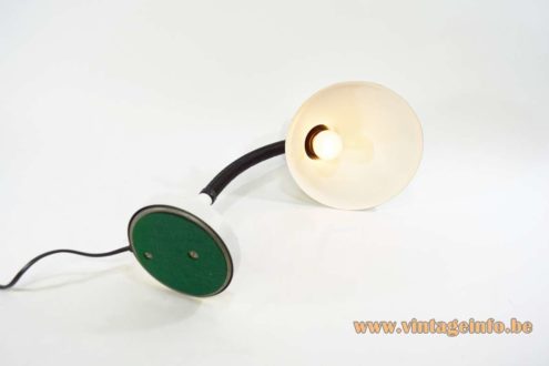 White 1970s Desk Lamp 8